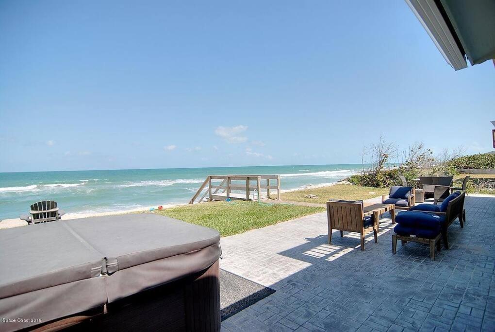 Oceanfront Elegance - Luxurious 6Br Beach House With Hot Tub & Spacious Balcony And Breathtaking Views! Villa Melbourne Beach Eksteriør bilde